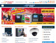 Tablet Screenshot of maychamcongchinhhang.com